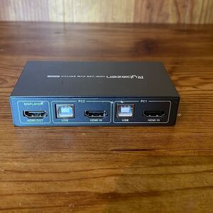 HDMI USB KVM Switch 2 in 1 out, 4K x 2K High Definition